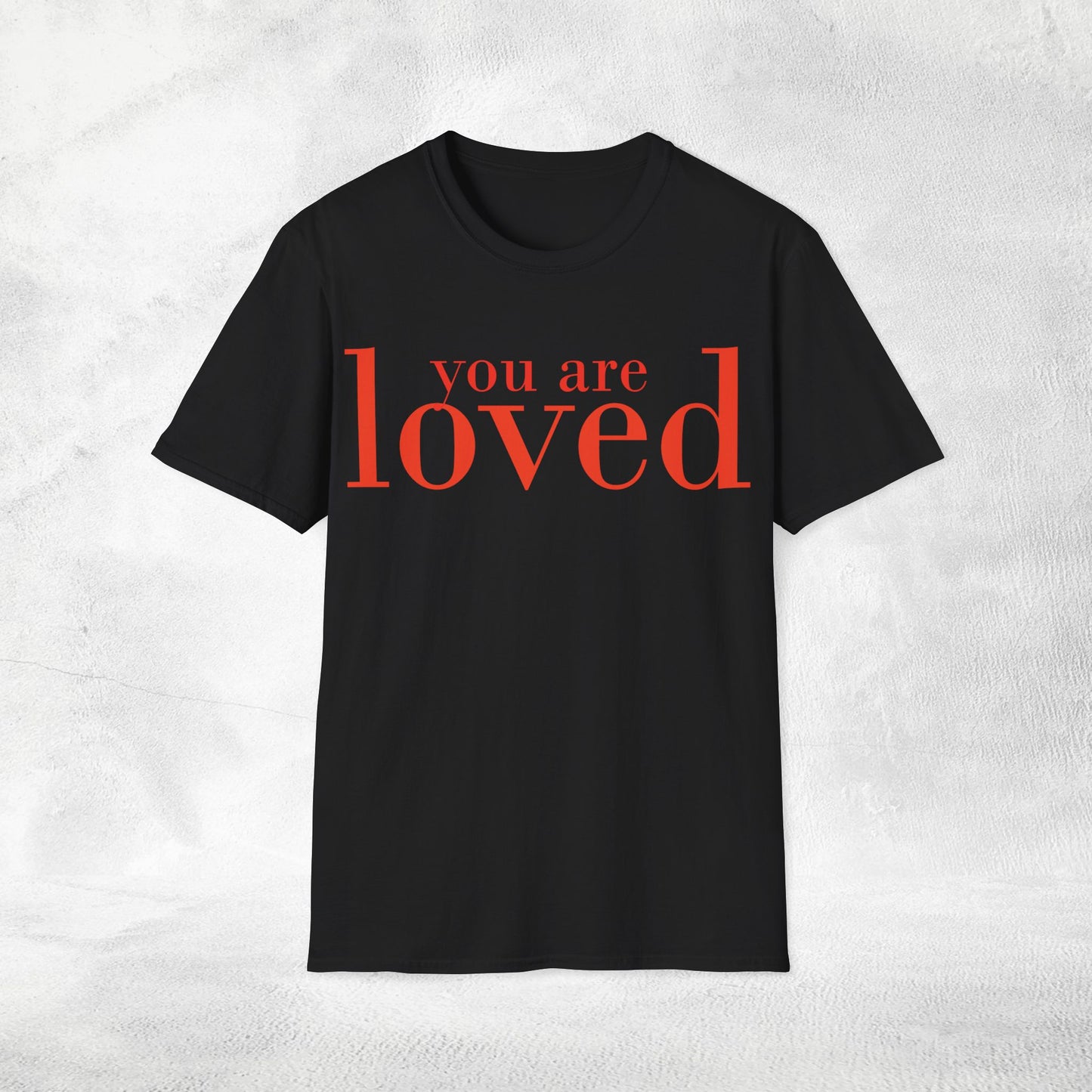 Women's Slogan T-shirt you are loved
