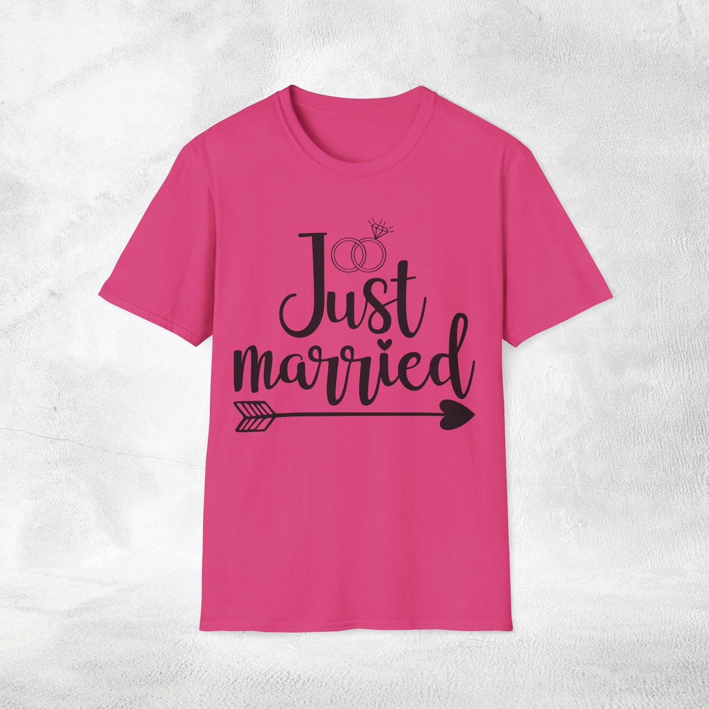 Women T-Shirt just married bachelorette party