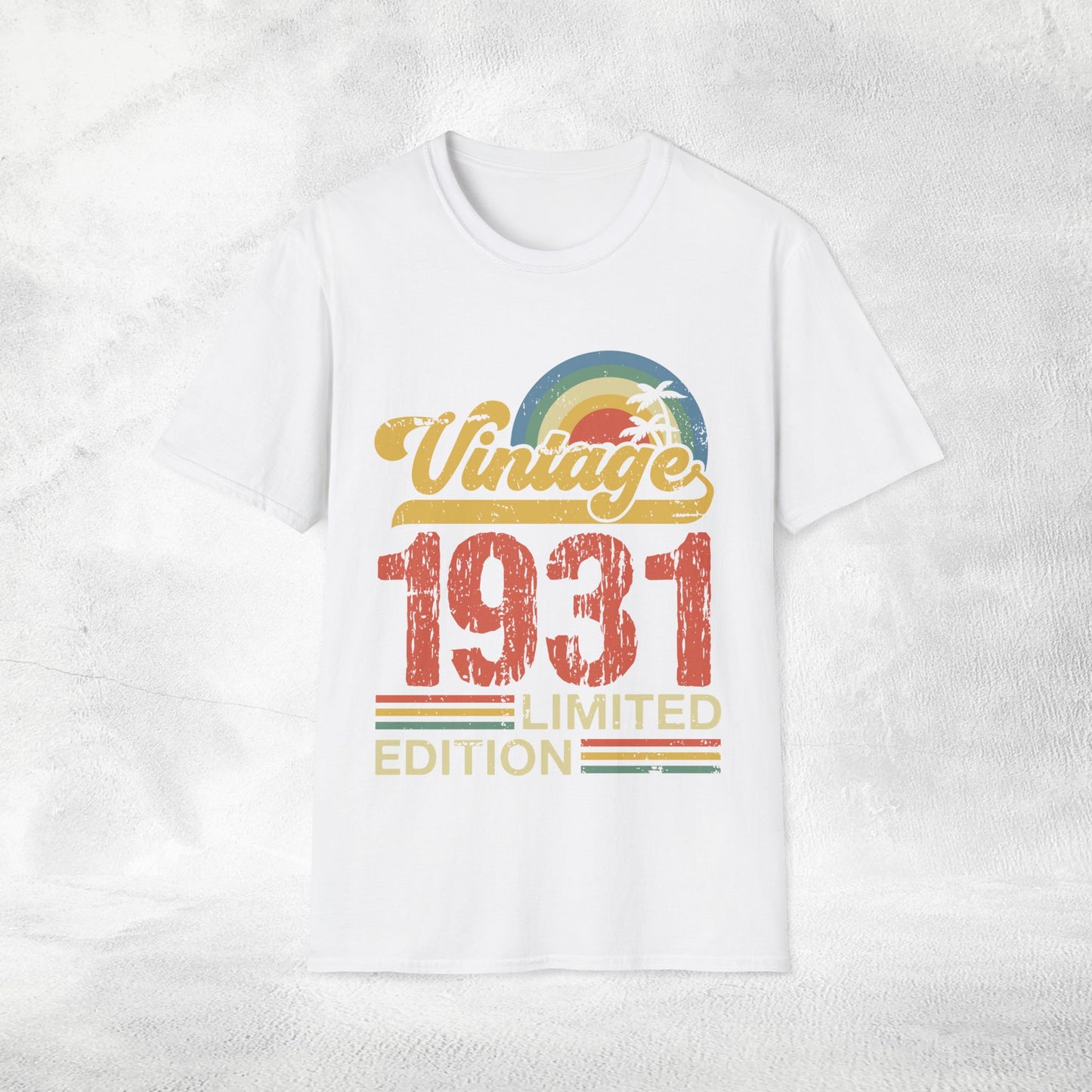Unisex year of birth shirt 1931