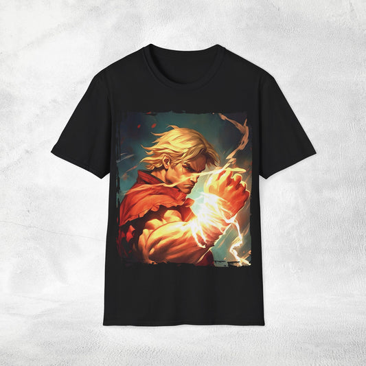 Unisex gaming shirt Street Fighter Ken Masters