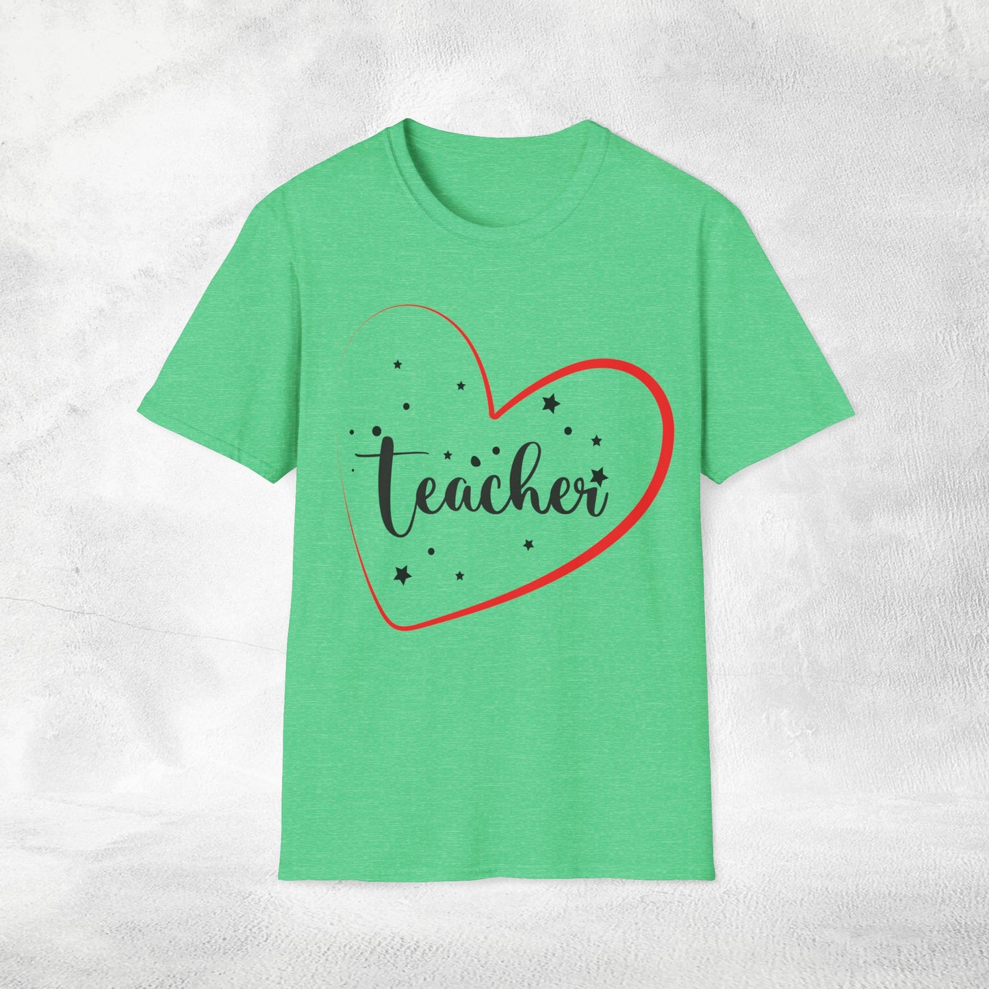 teacher shirt heart