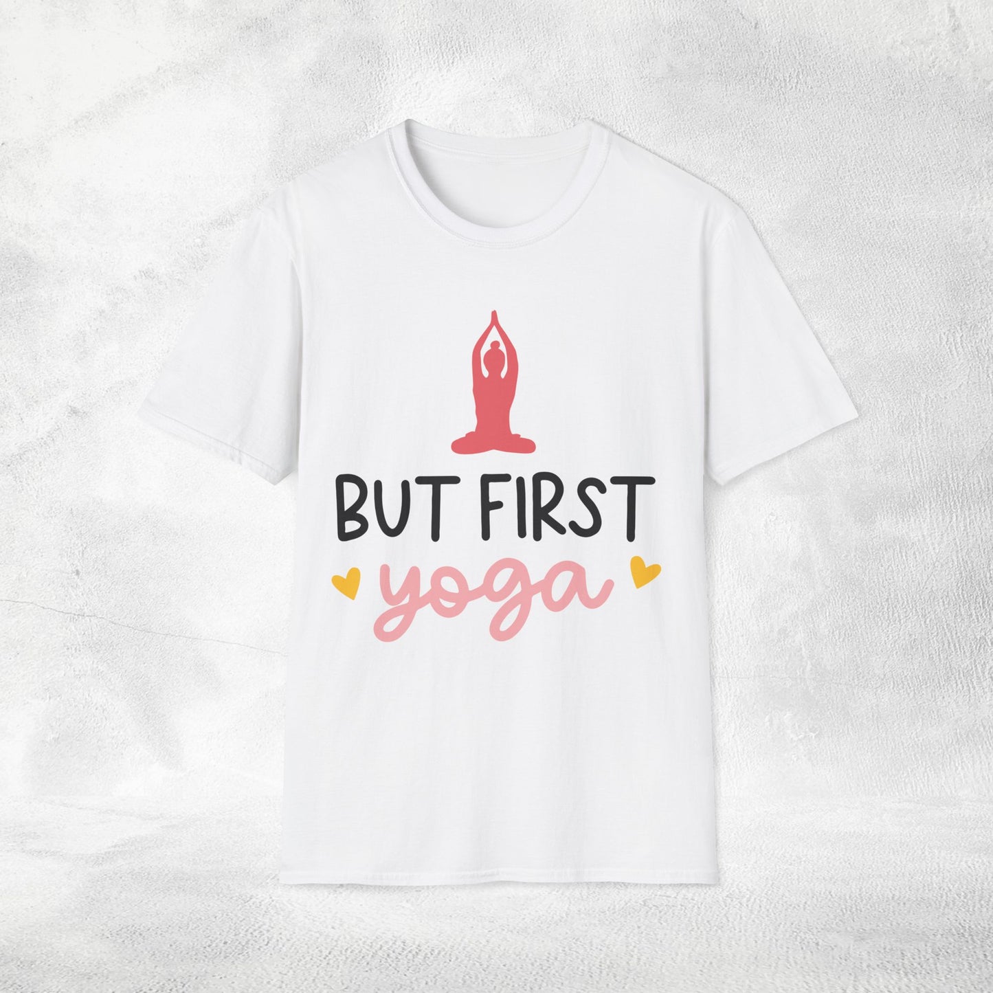 Women's yoga shirt but first yoga