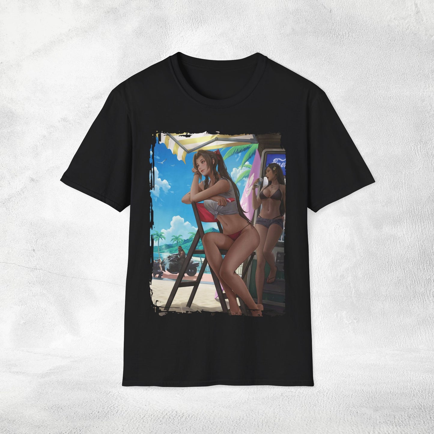 Unisex Gaming shirt Final Fantasy Aerith Gainsborough Tifa Lockhart