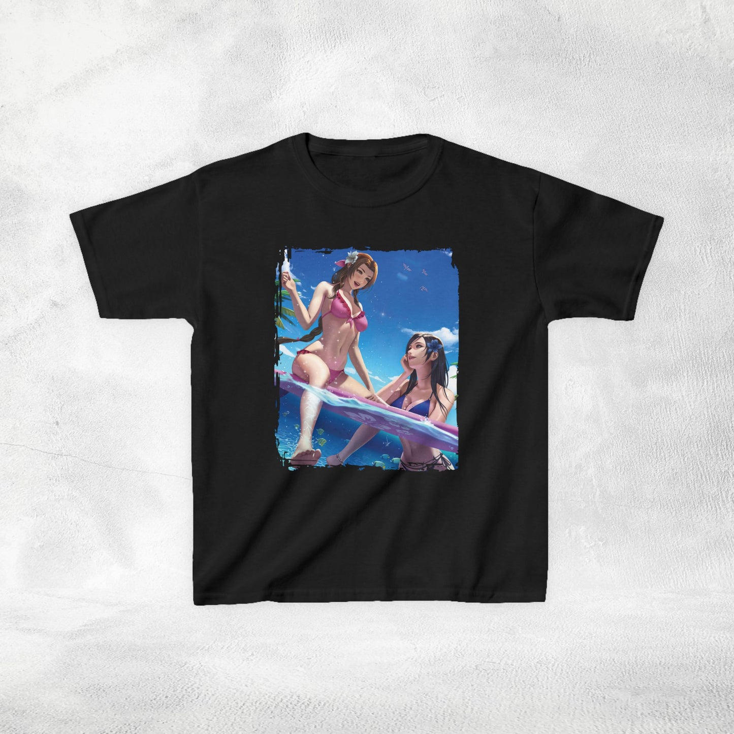 Kids gaming shirt Final Fantasy Tifa Lockhart and Aerith Gainsborough