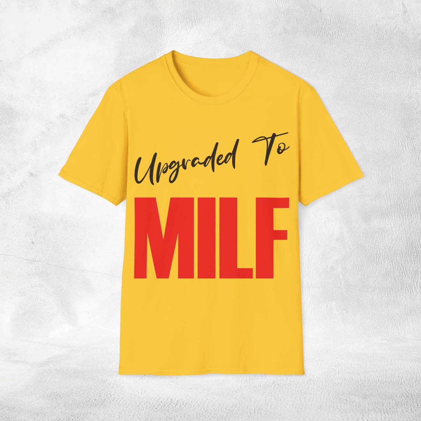 Womens Wifey T-shirt Upgraded to MILF