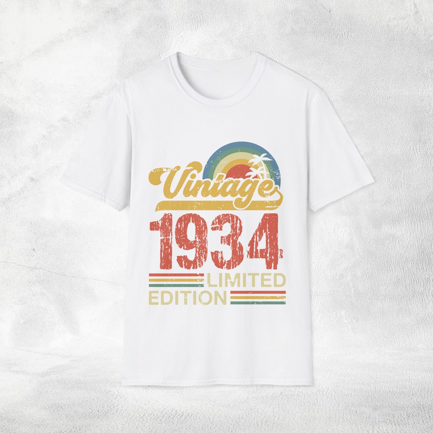 Unisex year of birth shirt 1934