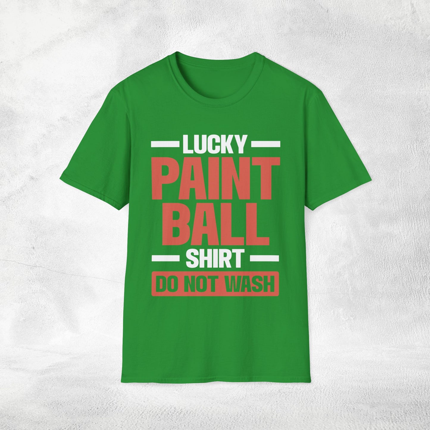 Unisex paintball shirt do not wash