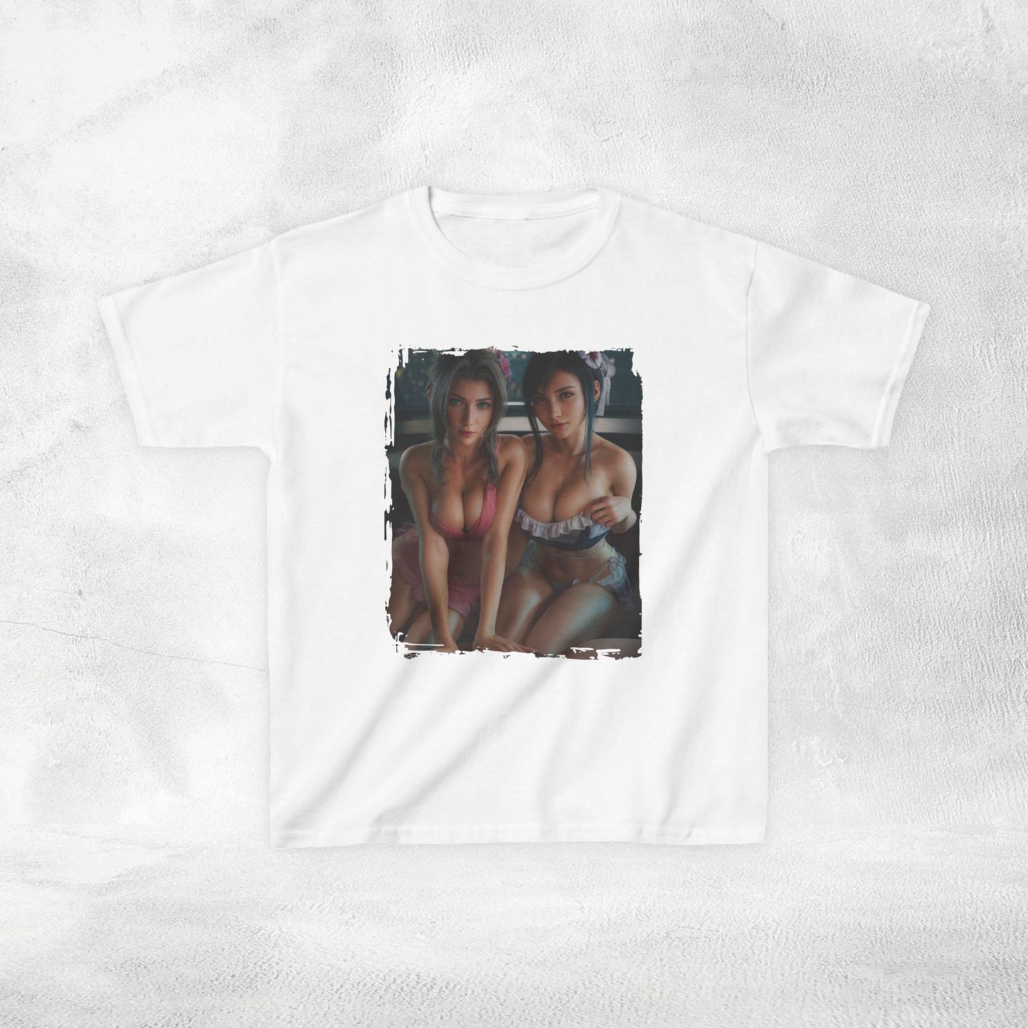 Kids gaming shirt Final Fantasy Tifa Lockhart and Aerith Gainsborough