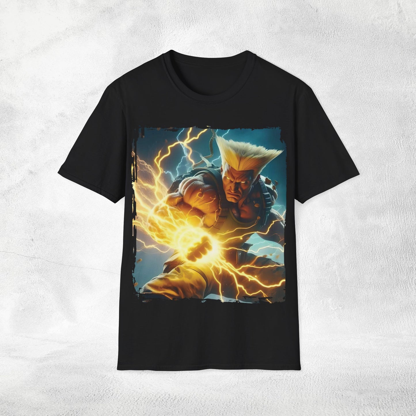 Unisex gaming shirt Street Fighter Guile