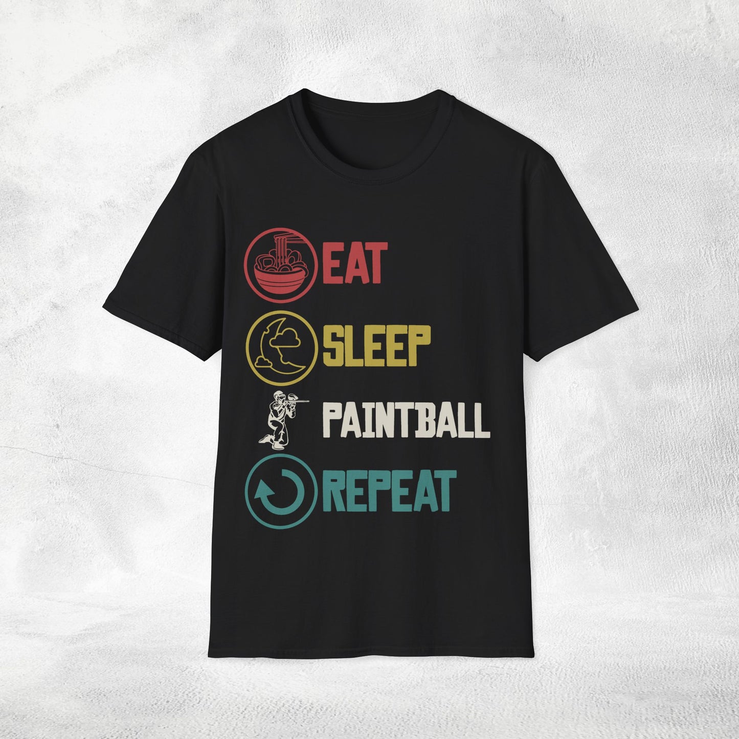 Unisex Paintball shirt repeat