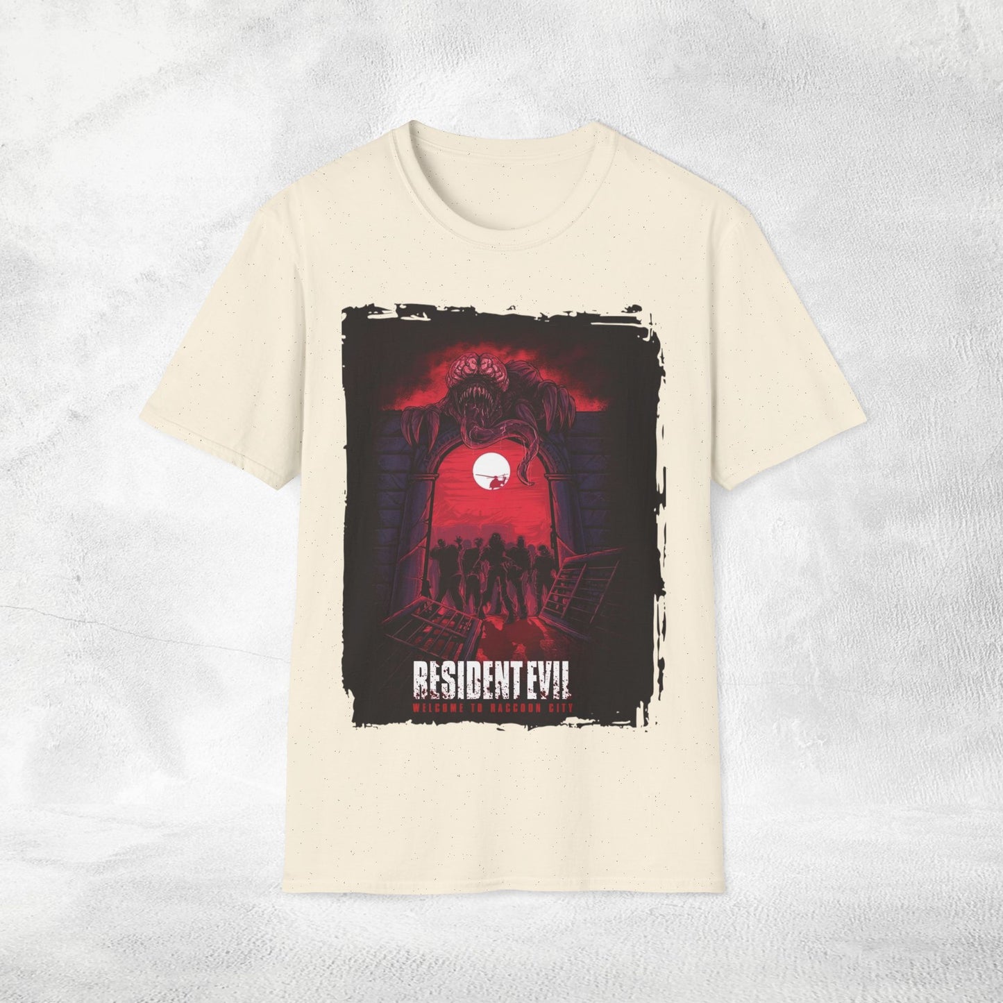 Unisex gaming shirt Resident Evil welcome to Raccoon City