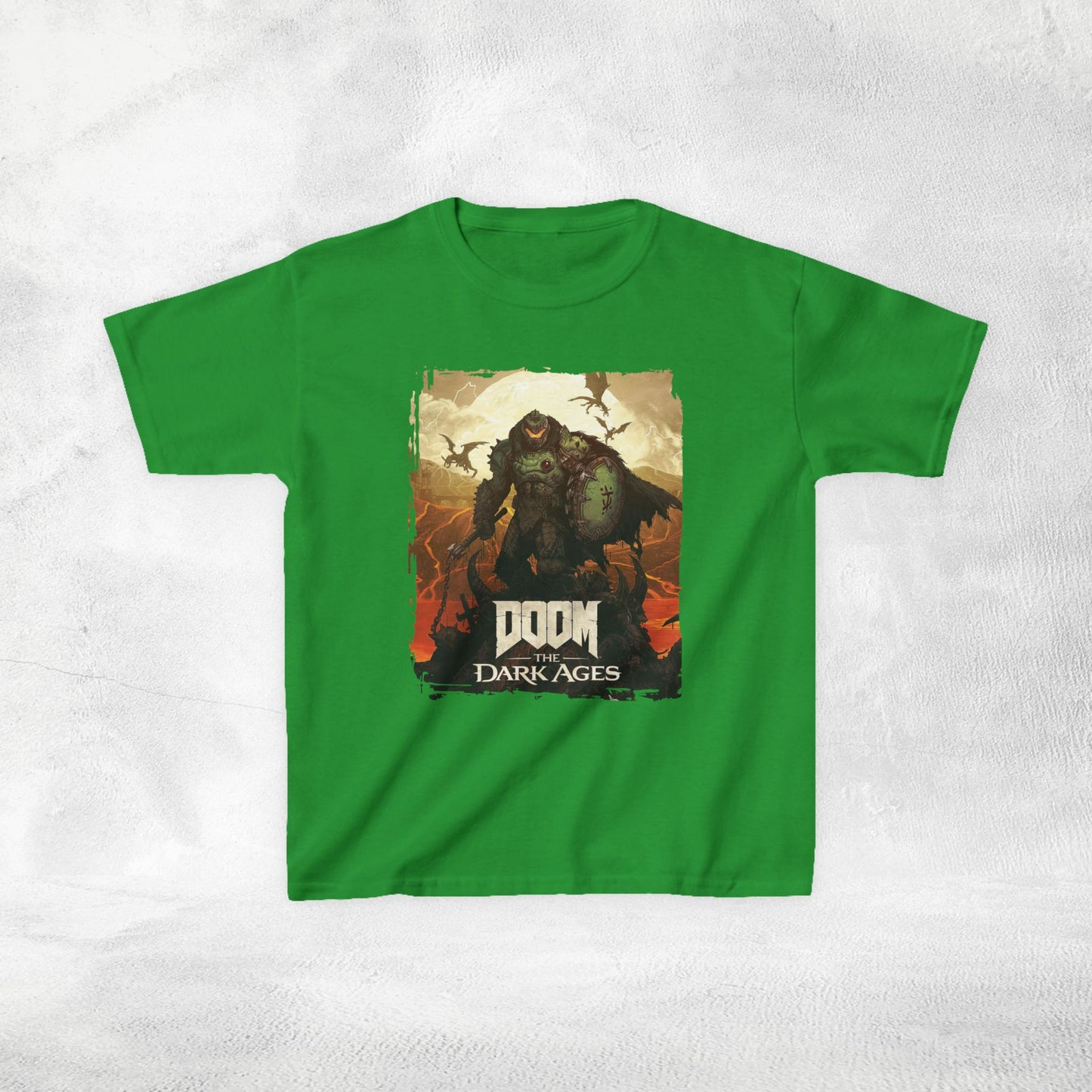 Kids  gaming shirt Doom the Dark Ages