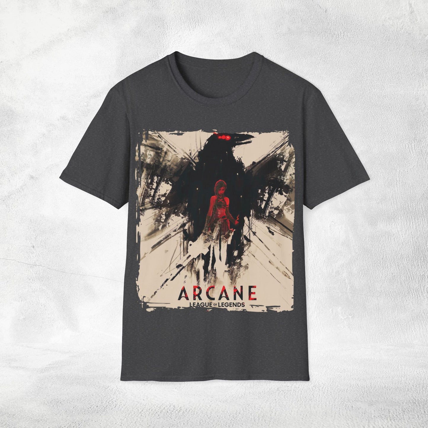 Unisex Gaming shirt Arcane Series LOL Jinx