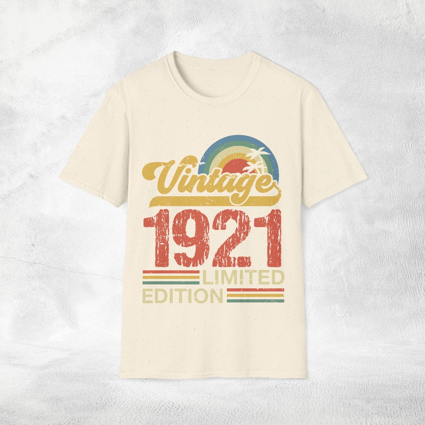 Unisex year of birth shirt 1921