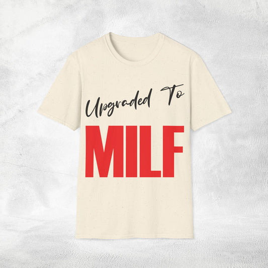 Women's Wifey T-shirt Upgraded to MILF
