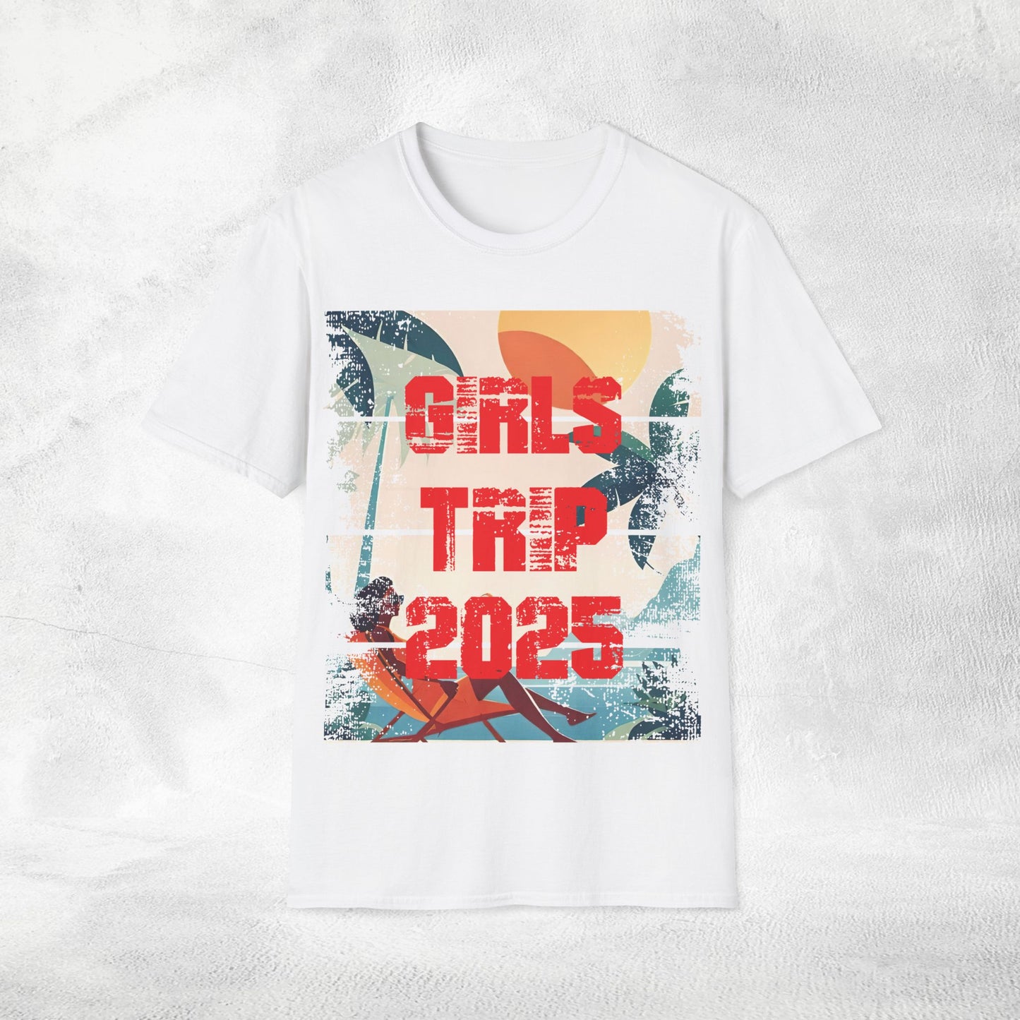 Womens T-shirt girls trip 2025