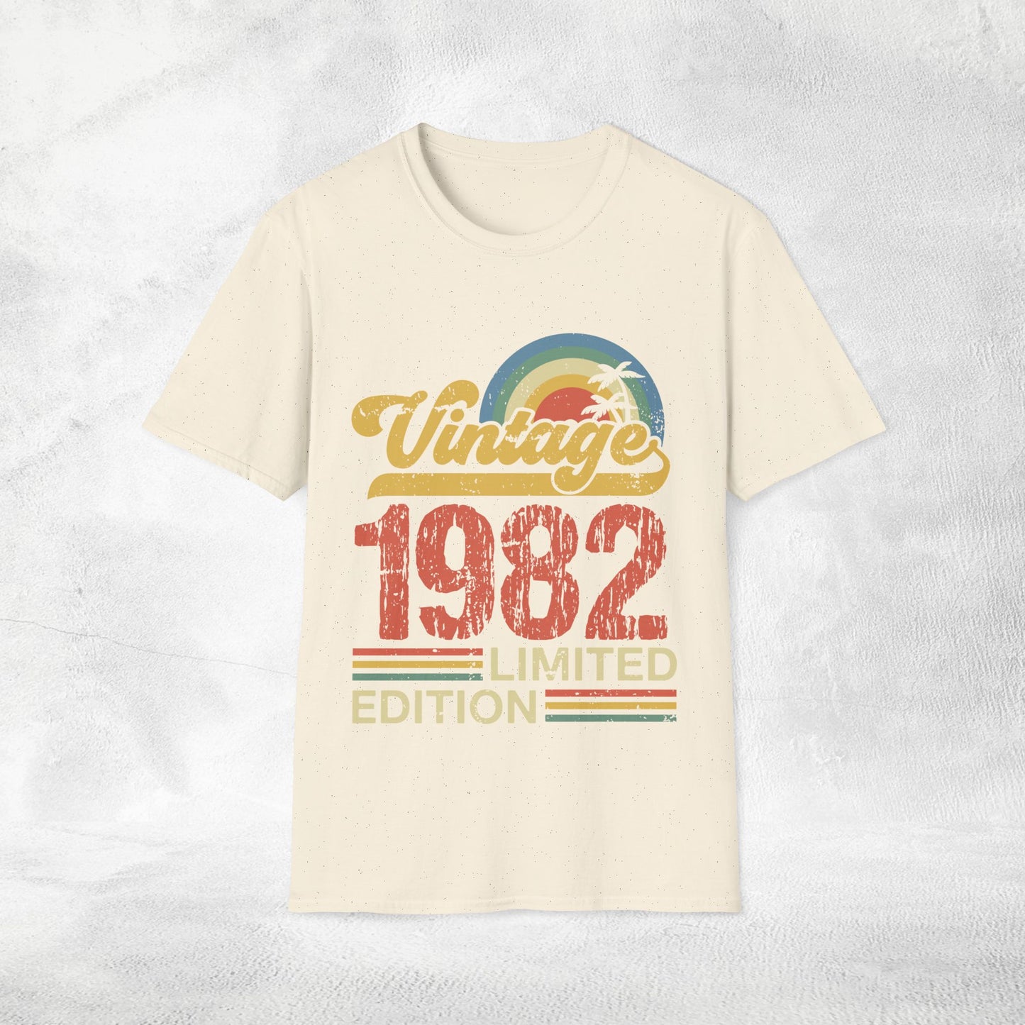 Unisex year of birth shirt 1982