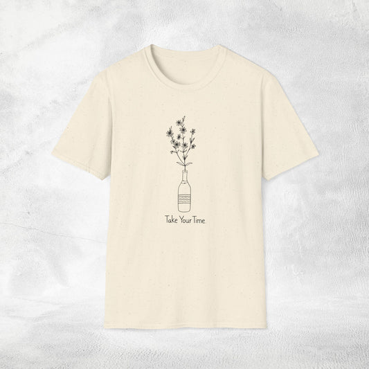 Womens Slogan T-shirt take your time