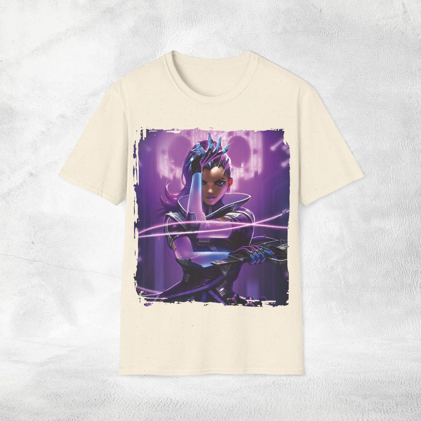 Unisex gaming shirt Overwatch Sombra