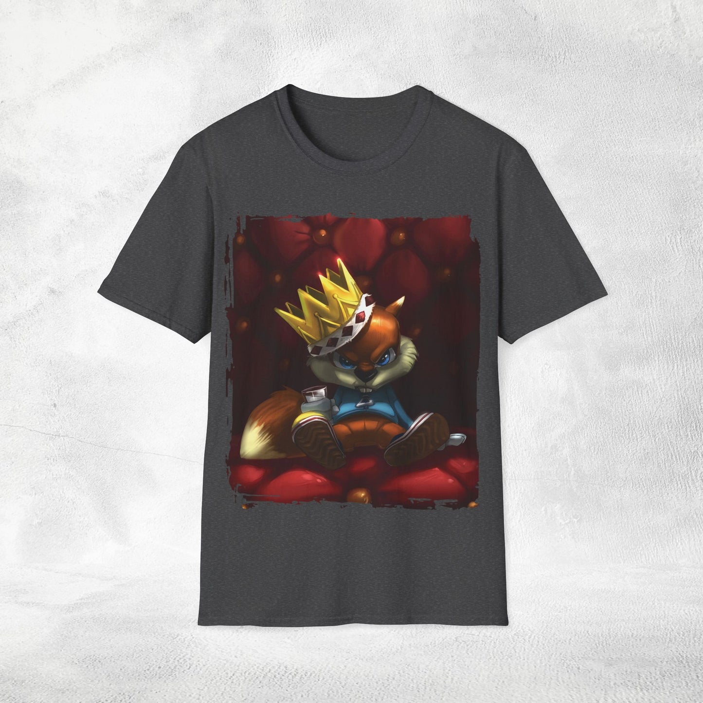 Unisex gaming shirt Conkers Bad Fur Day