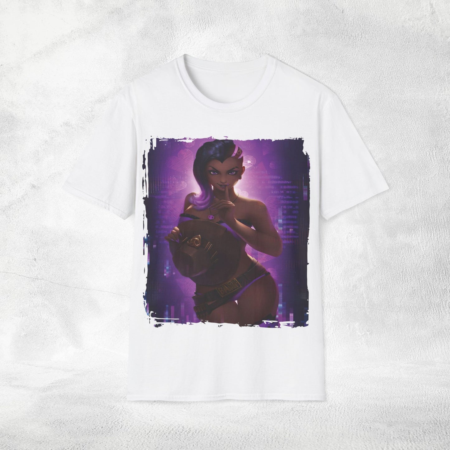 Unisex gaming shirt Overwatch Sombra