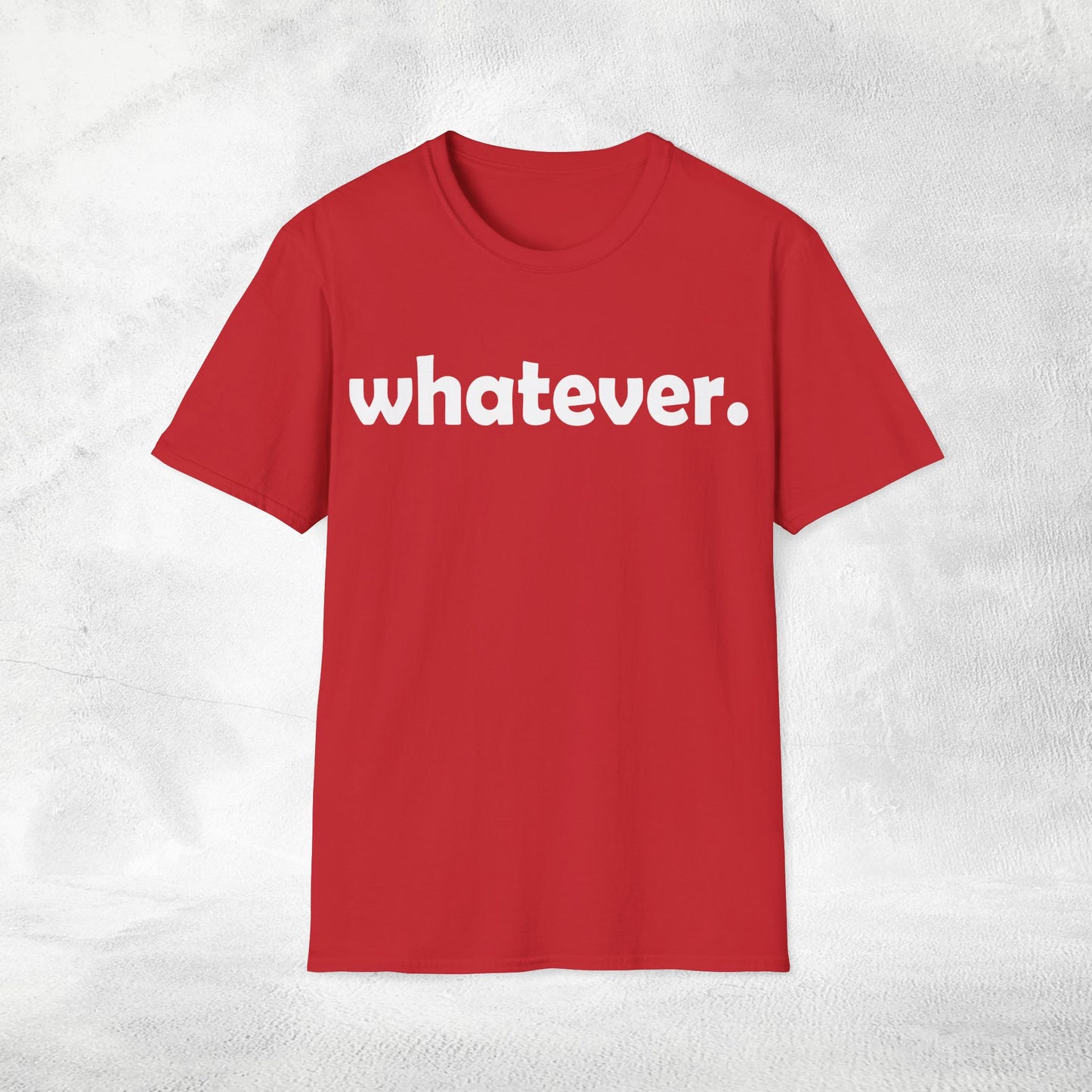 Women's Slogan T-shirt whatever