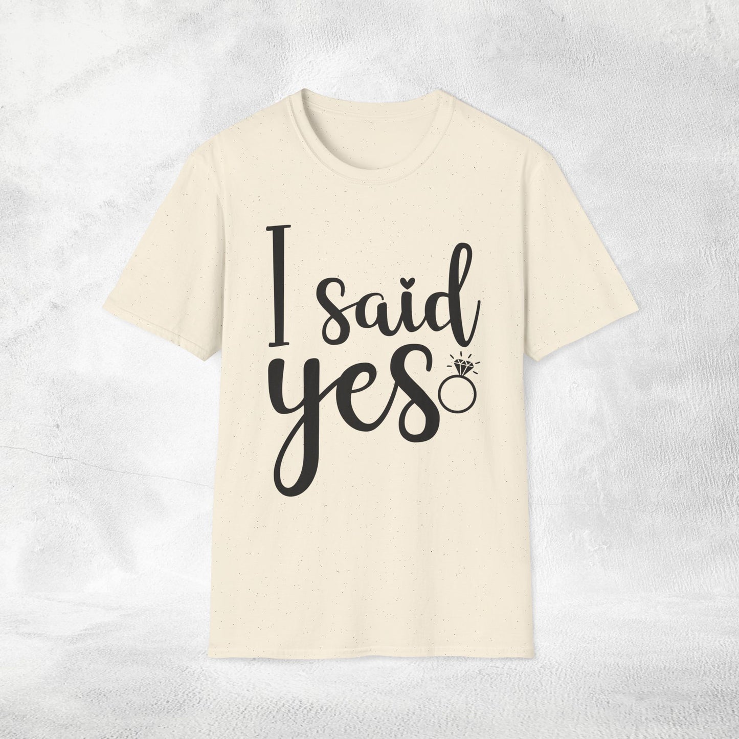 Women T-Shirt i said yes bachelorette party
