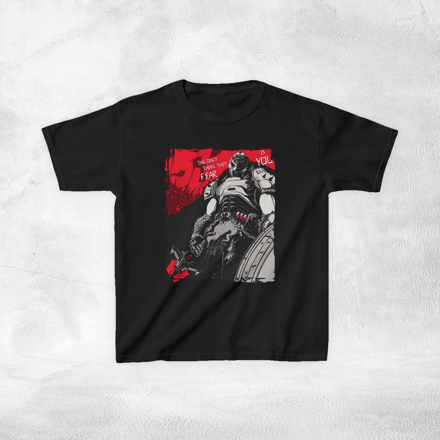 Kids  gaming shirt Doom the Dark Ages