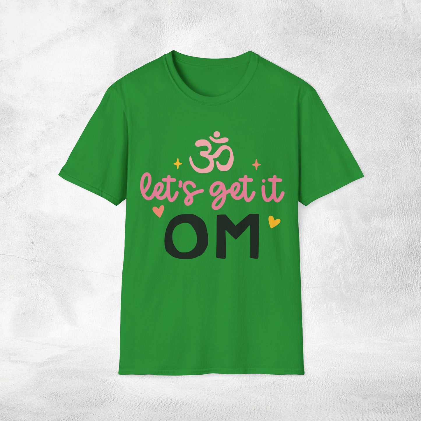 Womens Yoga shirt letss get it om
