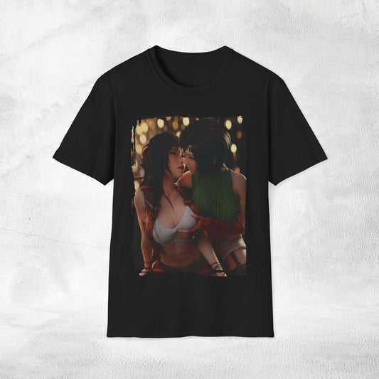 Unisex Gaming shirt Final Fantasy Tifa Lockhart Yuffie Kisaragi lesbian