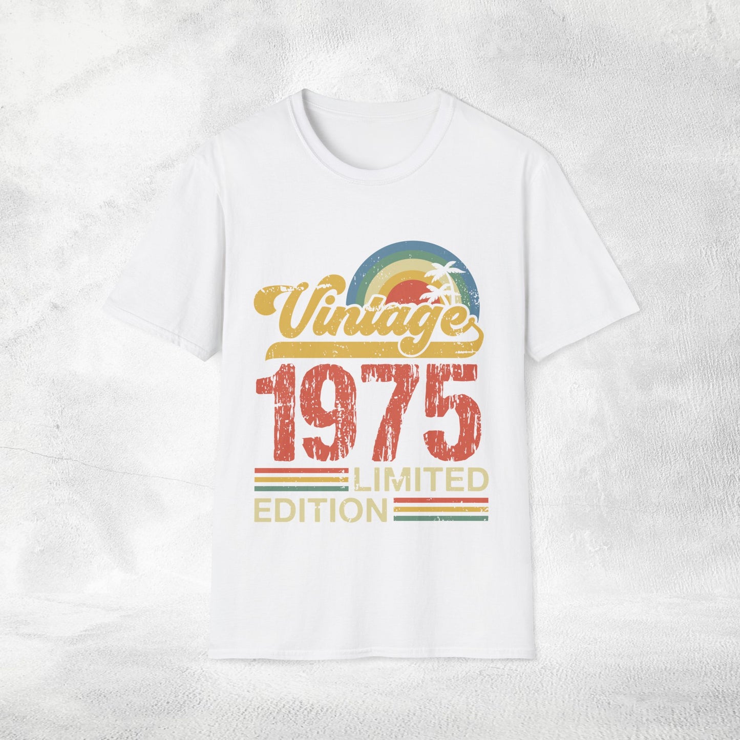 Unisex year of birth shirt 1975