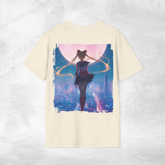 Unisex anime shirt Sailor Moon BACKPRINT