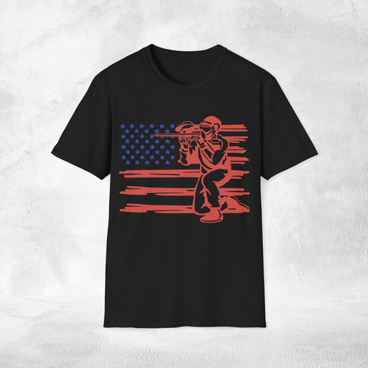 Unisex Paintball shirt flag