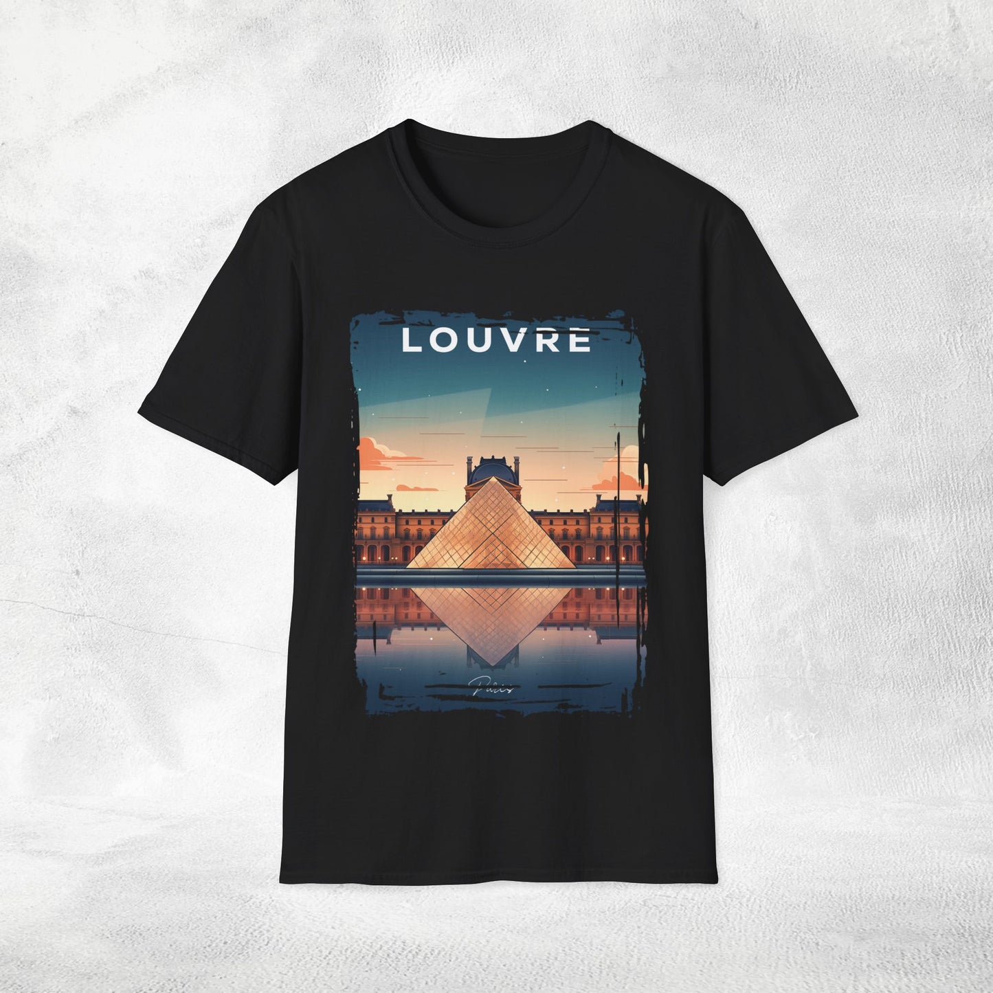 Women T-shirt Louvre vacation tee