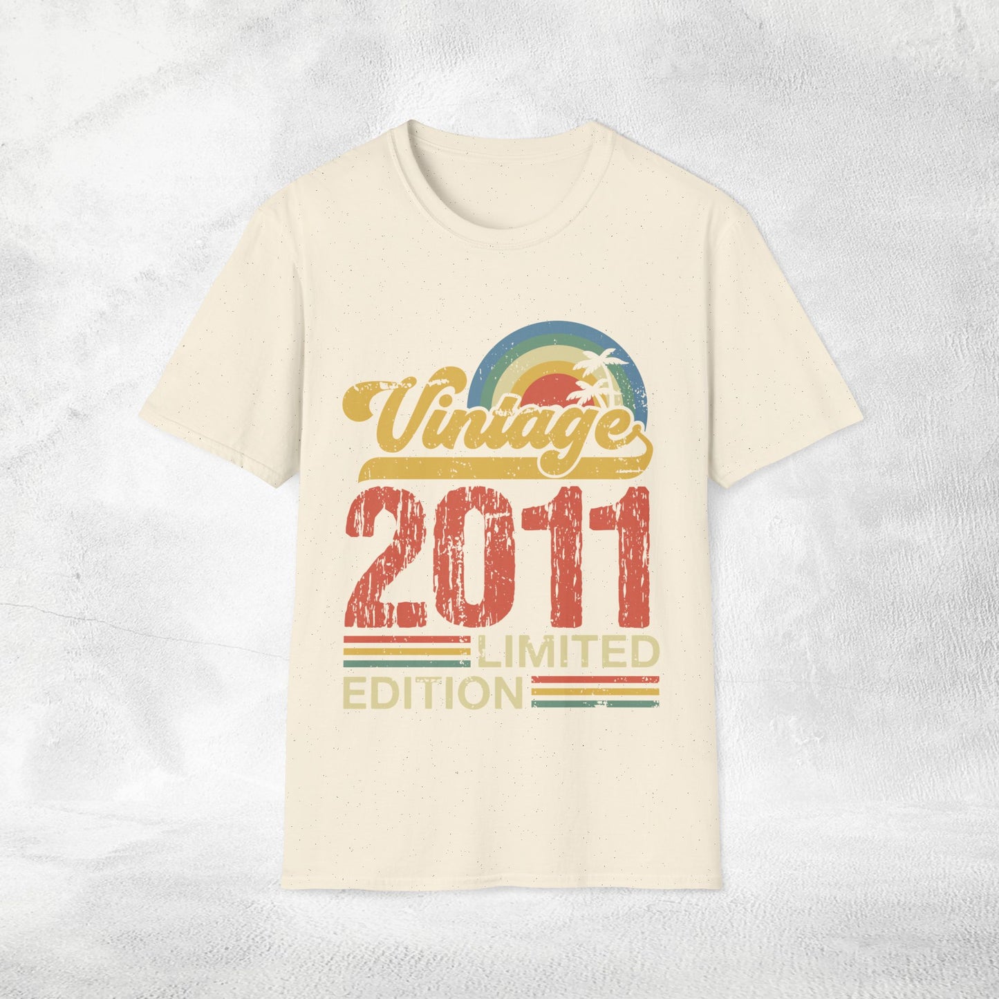 Unisex year of birth shirt 2011