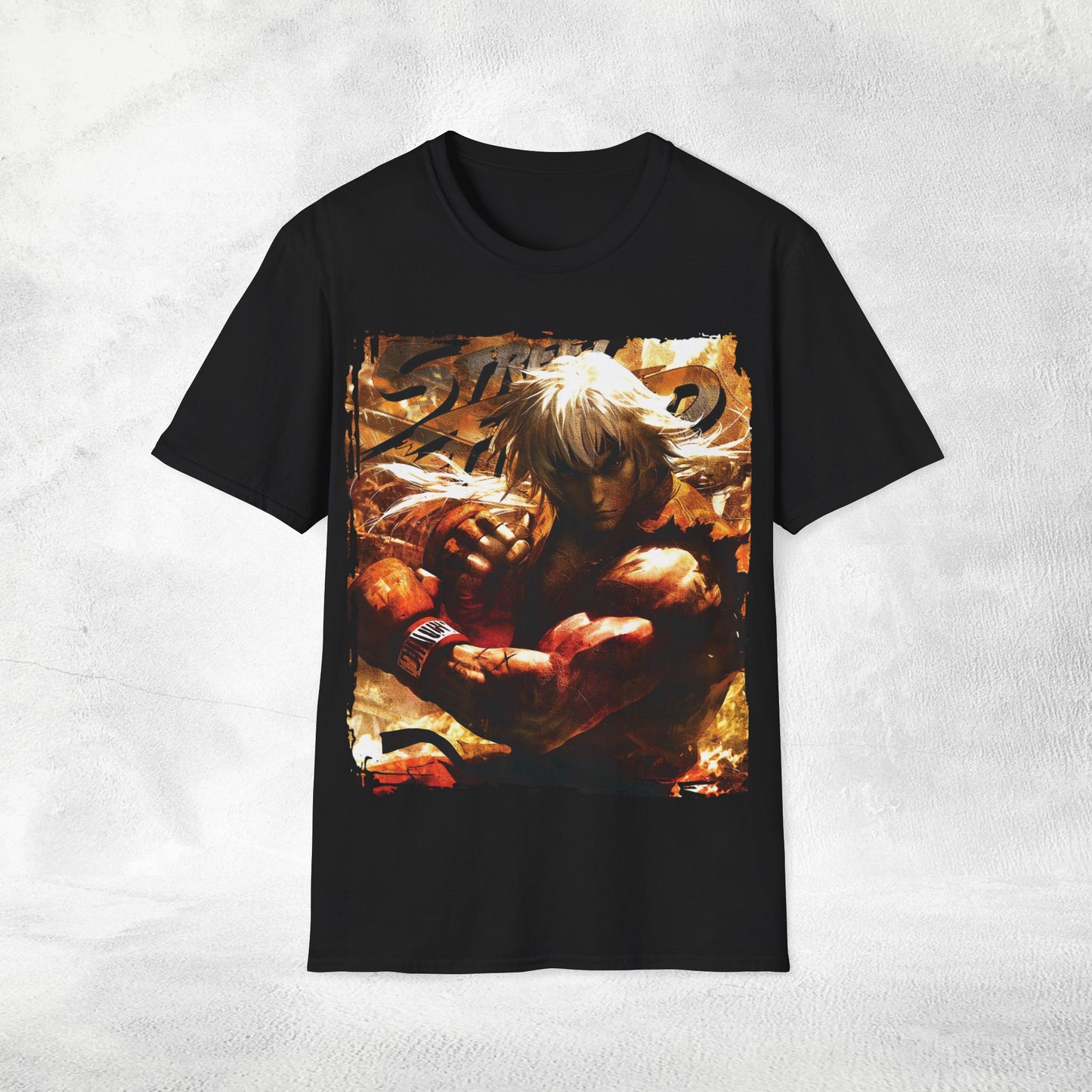 Unisex gaming shirt Street Fighter Ken Masters