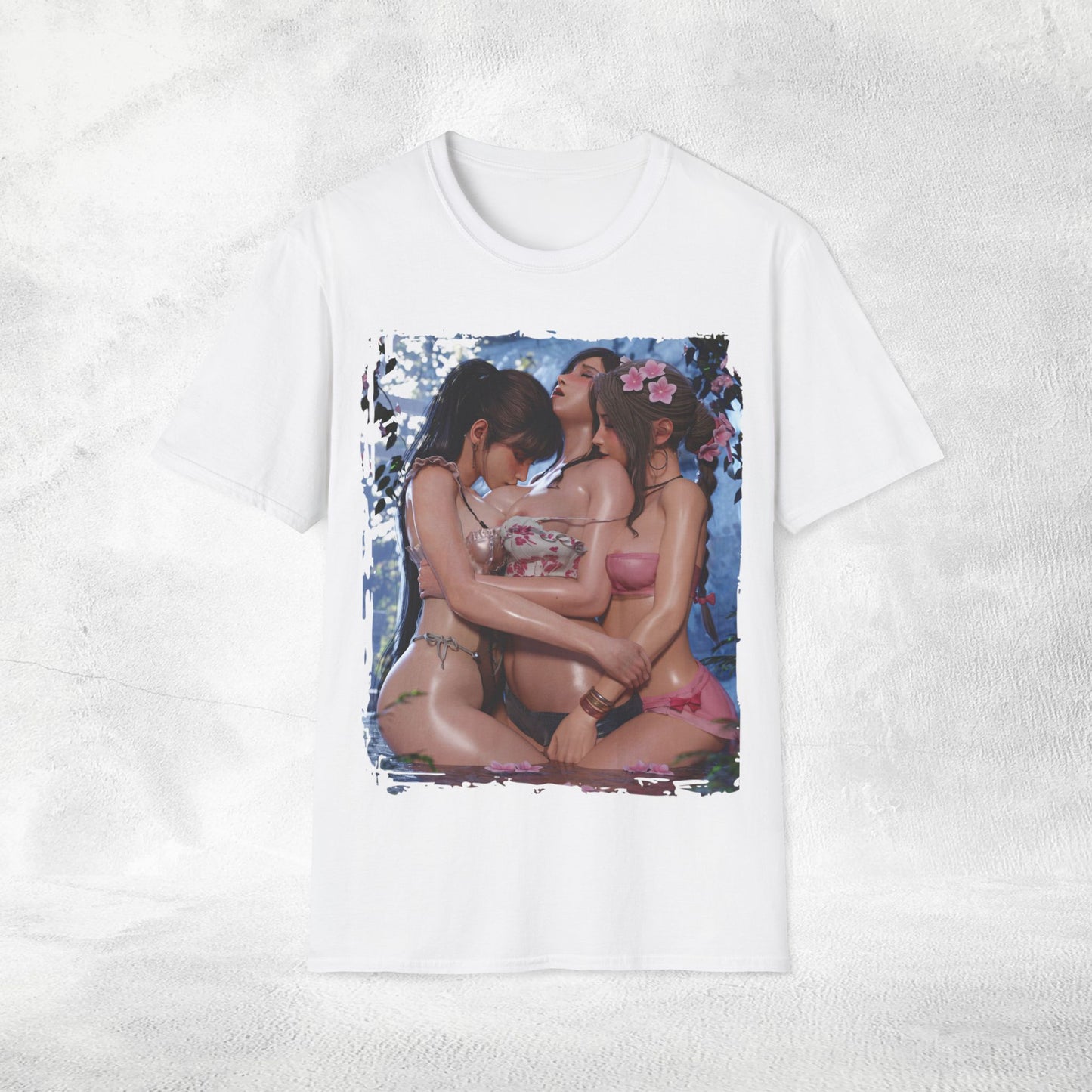 Unisex Gaming shirt Final Fantasy / Stellar Blade Aerith Gainsborough Tifa Lockhart and Eve