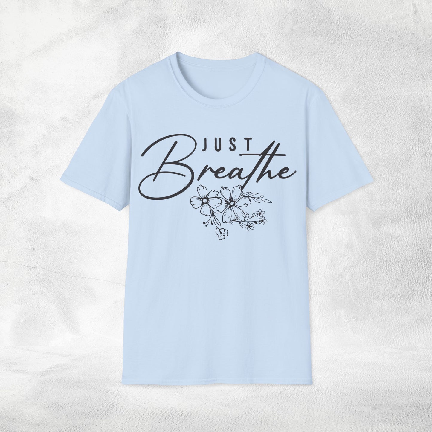 Women's Slogan T-shirt just breathe