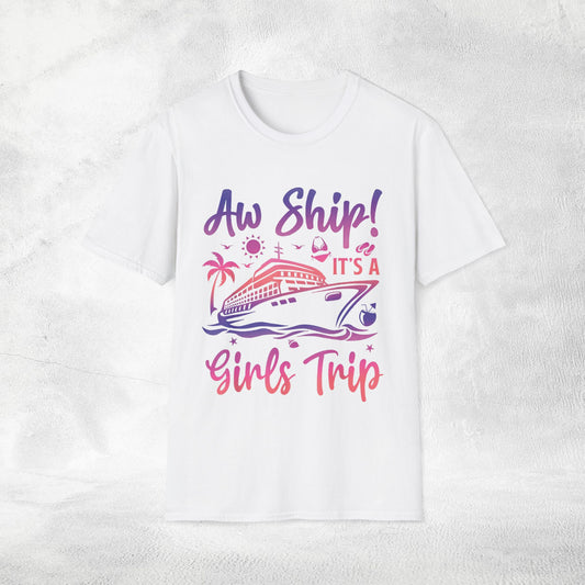 Womens T-shirt girls trip Aw Ship