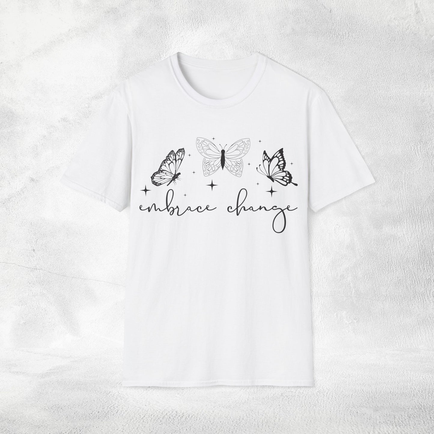 Women's Slogan T-shirt embrace change