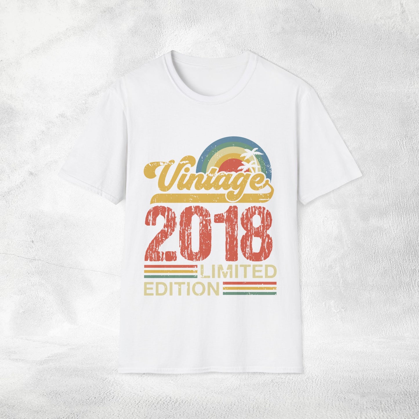 Unisex year of birth shirt 2018