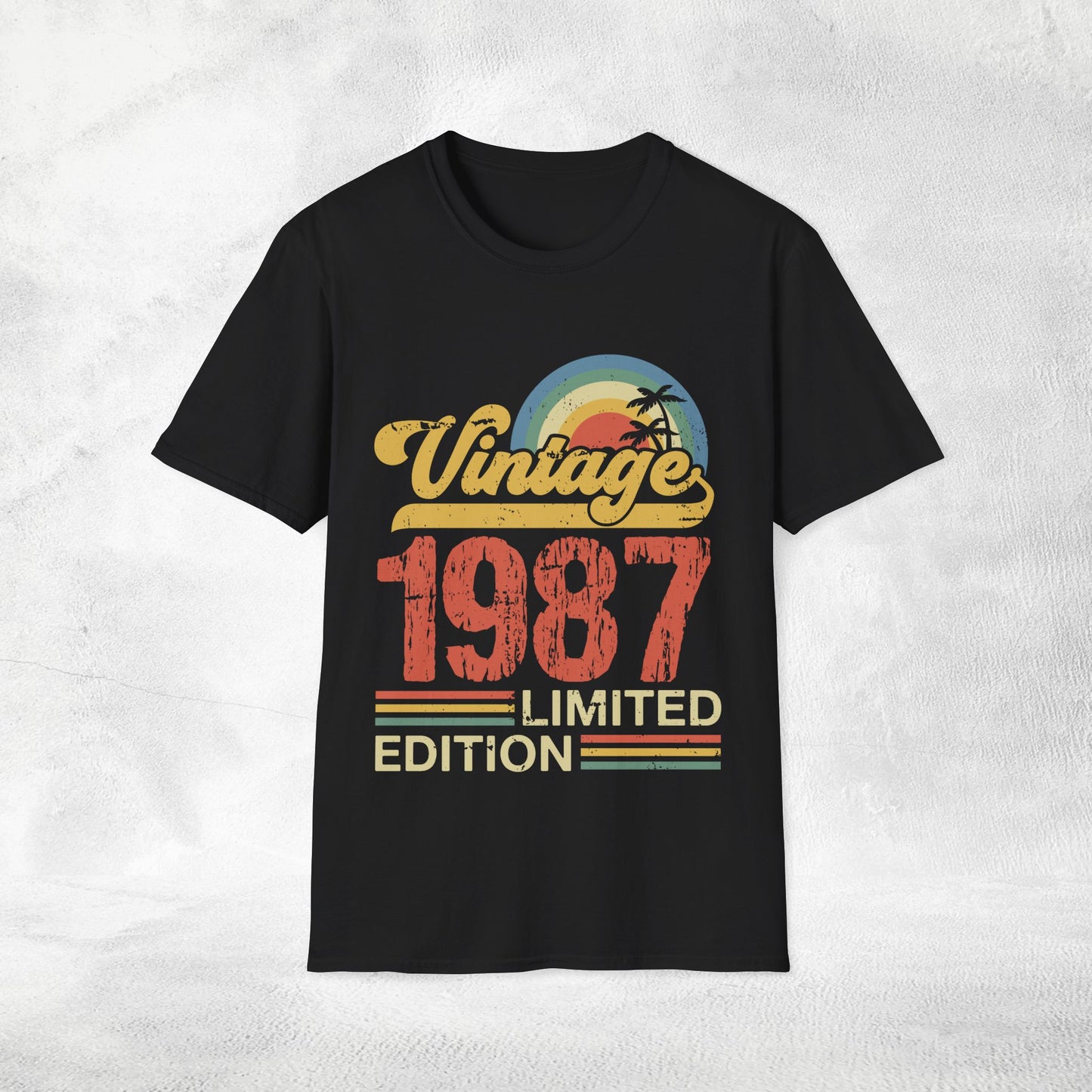 Unisex year of birth shirt 1987