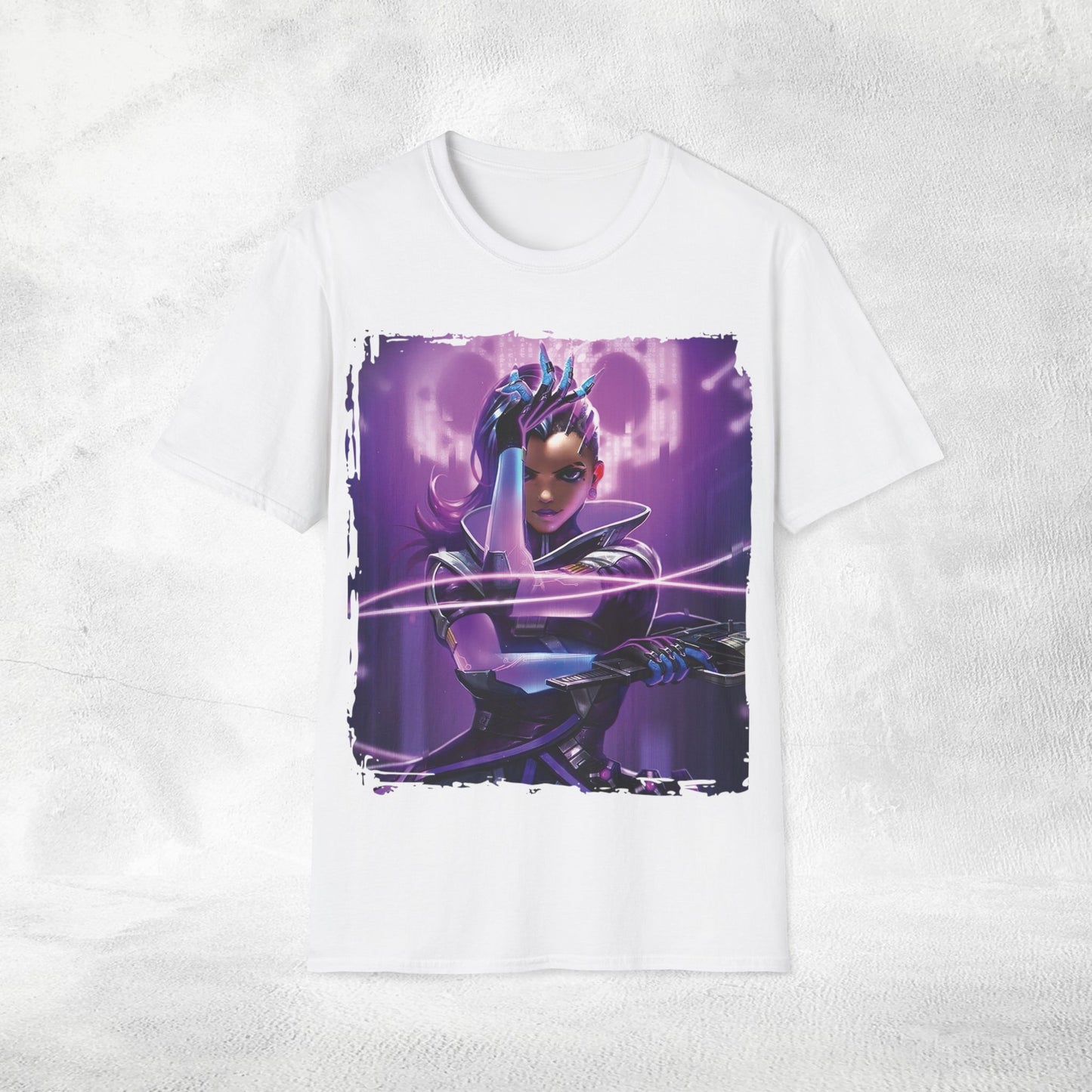 Unisex gaming shirt Overwatch Sombra