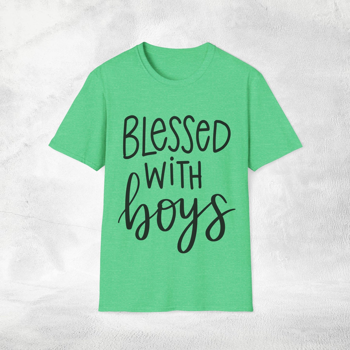 family shirt blessed with boys