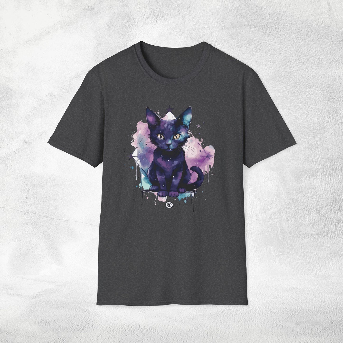 Unisex Gothic Shirt Pastel Black Cat