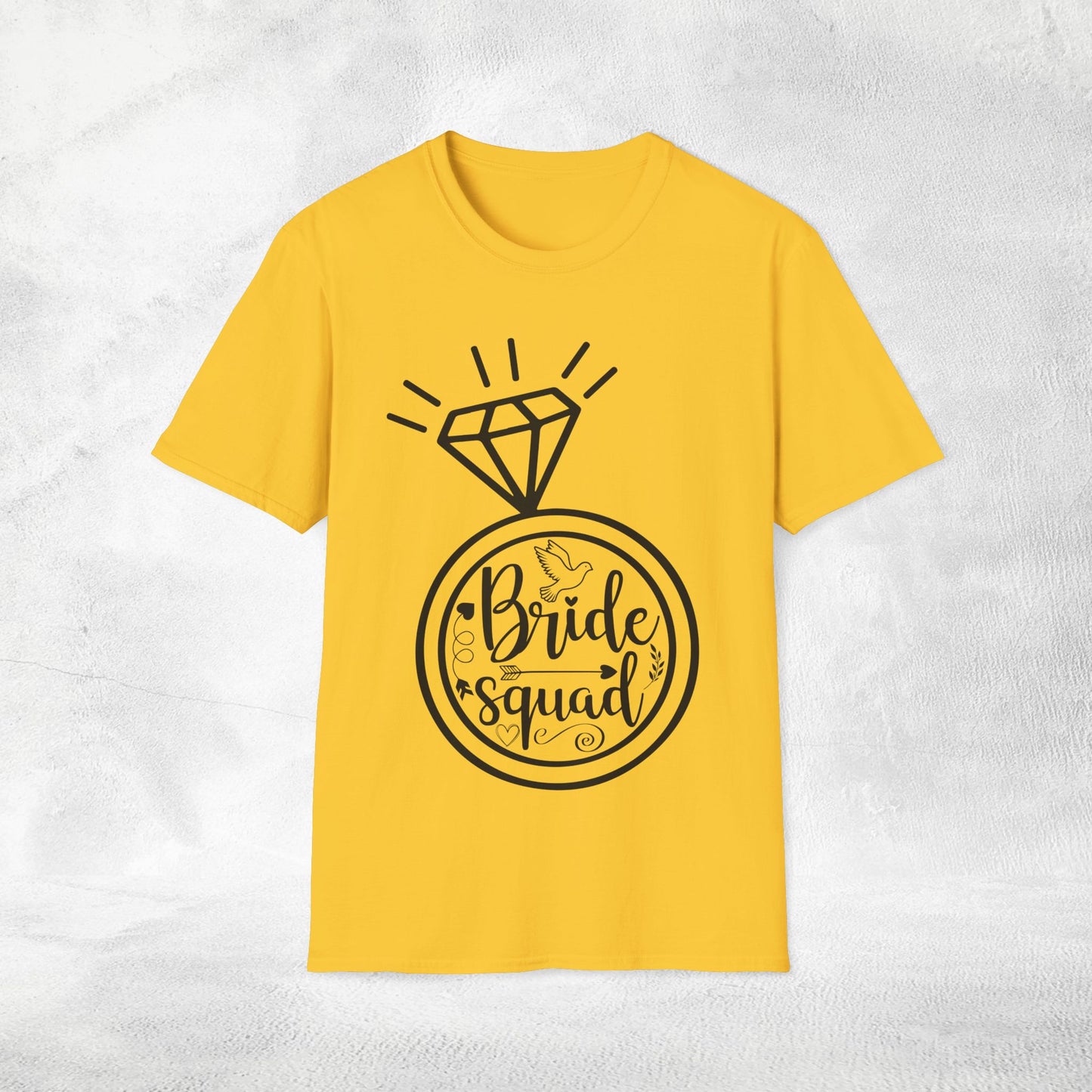 Women T-Shirt bride squad bachelorette party