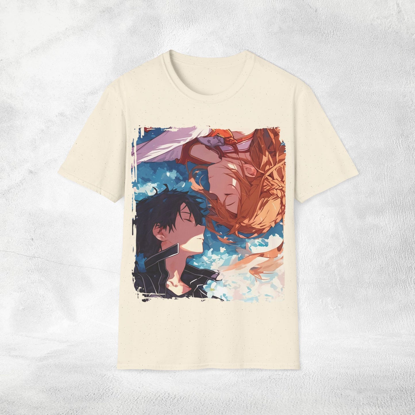 Unisex Anime shirt Kazuto Kirigaya / Kirito and Asuna Yuuki