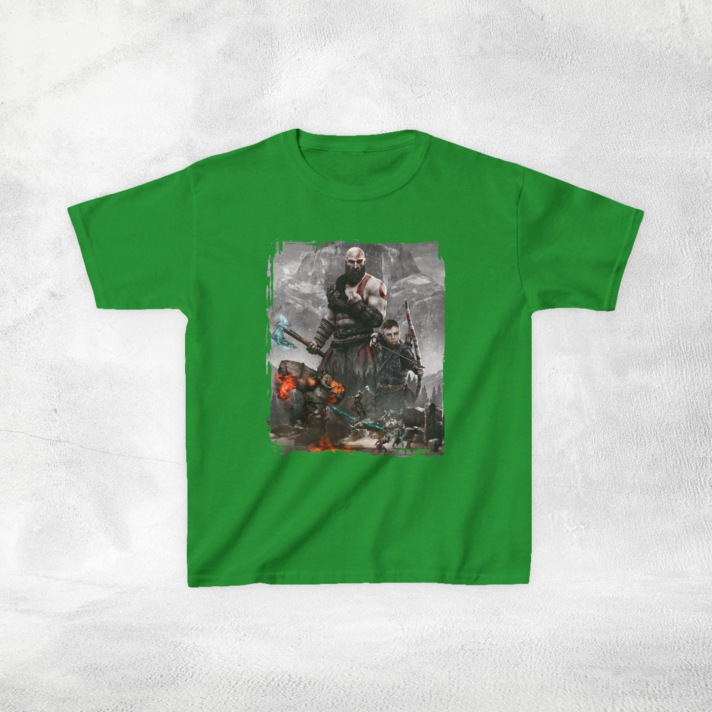 Kids  gaming shirt Kratos