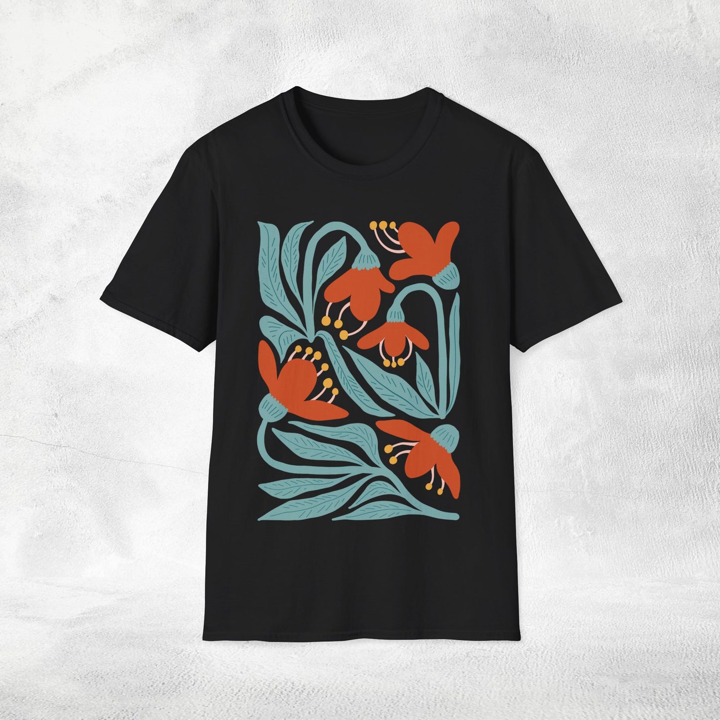 Womens shirt Dänische Blumen