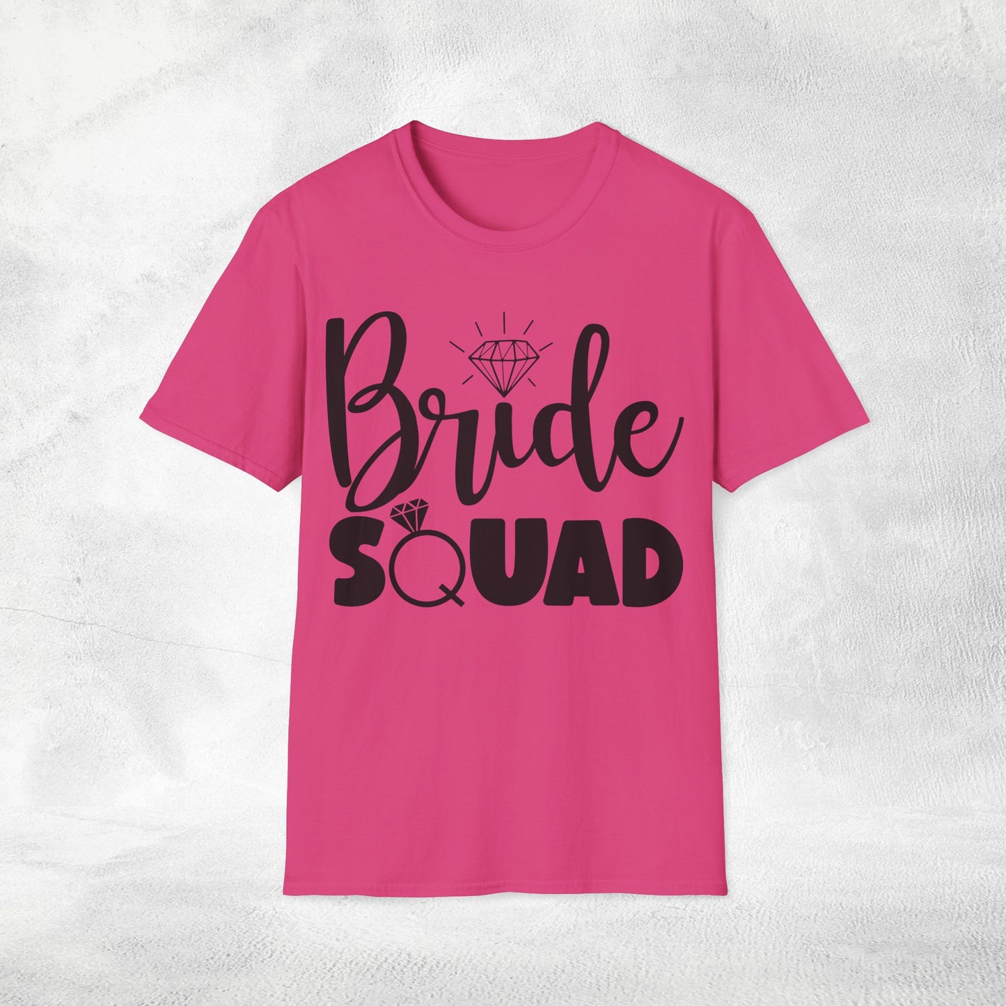 Women T-Shirt bride squad bachelorette party